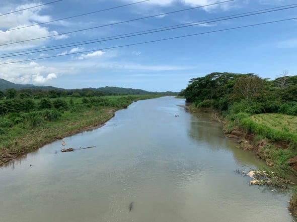 The Tarcoles river shed covers more than 50% of Costa Rica's population.